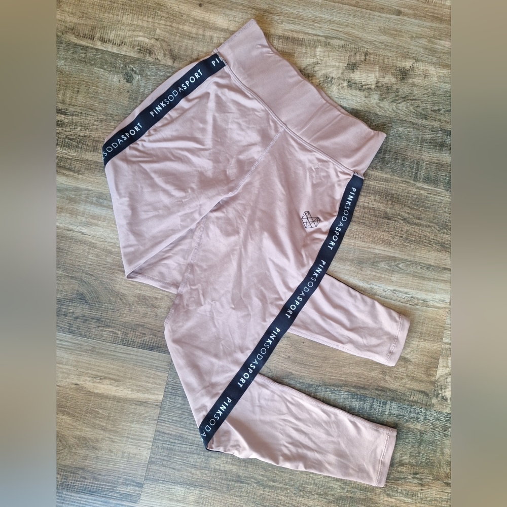 Pink Soda Sport Fitness Mauve Pink Legging Size XS